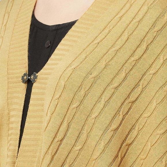 Beige Knit Stole - Picture 3 of 6